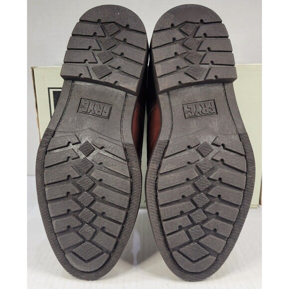 Frye Perth Brown Distressed Leather Oxford Dress Shoes Men's 7.5 84425 NOS W Box - Picture 9 of 14